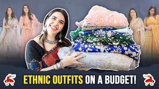 Indian ETHNIC Wear Haul! Heavy yet Budget Friendly Outfits for ALL Wedding Events! | Heli Ved