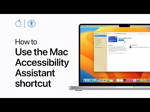 How to use the Mac Accessibility Assistant shortcut | Apple Support