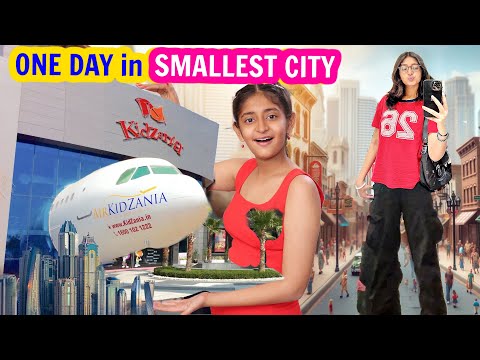 Anantya in WORLD SMALLEST CITY Dekhne KidZania Gaye | MyMissAnand Vlogs