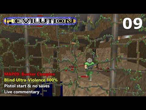 TNT: Revilution - MAP09: Bunker Complex - Blind Ultra-Violence 100%