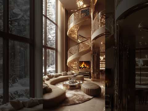 Calm Jazz Music in Cozy Winter Living Room Space ❄️