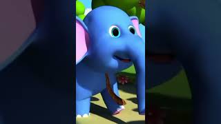 🐘 Ek Mota Hathi | एक मोटा हाथी | Hindi Rhymes for Kids #Viral #shorts  #shortsfeed