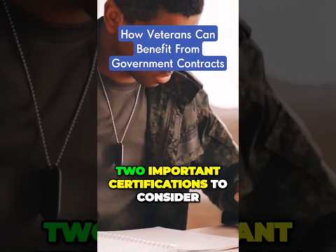 Veteran-Owned Businesses Benefit From Government Contracts #governmentcontracts #veteran #business