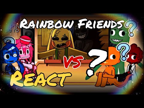 🌈 Rainbow friends react to Rainbow friends vs Backroom|Rainbow Friends Animation| GC || Mokyutsei