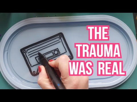 Can we rewind the tape? *RESIN ART* - Grab that pencil