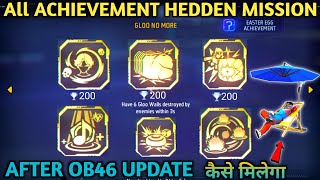 New OB 46 Update All Hedden Achievement Mission Complete And Claim Free Sunbathing Emote Free Fire