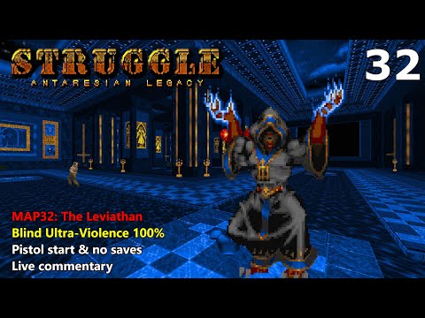 Doom II: Struggle - Antaresian Legacy - MAP32: The Leviathan - Blind Ultra-Violence 100%