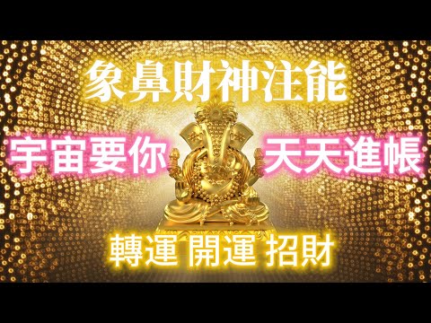 象鼻財神注能 宇宙要你天天進帳💰轉運 開運 招財💰最快三天吸引顯化金錢 成功 客戶 把吸引金錢的事情交給象鼻財神 金錢頻率共振 能量音樂 吸引力法則冥想音樂