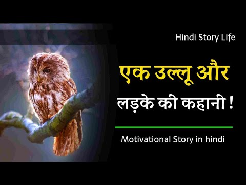 एक उल्लू और लड़के की कहानी motivation story in Hindi