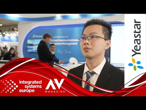 Yeastar's Interview with AV Magazine at ISE 2023