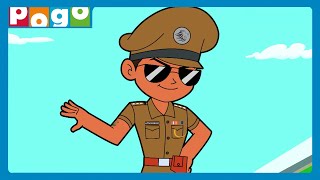 Little Singham 🦁| Aliens ne attack kiya Mirchi Nagar me👽! | Non-stop Full Episode 🤩| Only on POGO