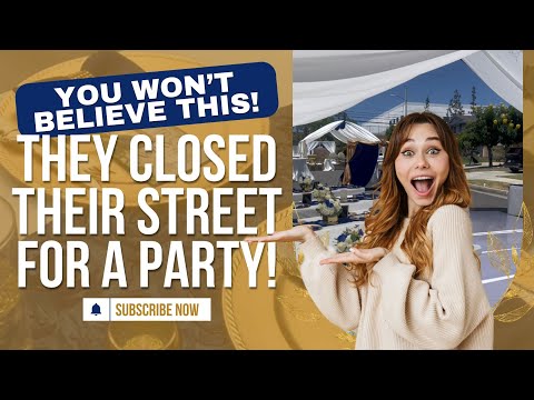 What can you do when they close your street for a Wedding? Tlapazola did this in Los Angeles