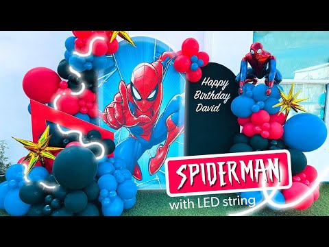 Spider Man Setup with New Led Light!