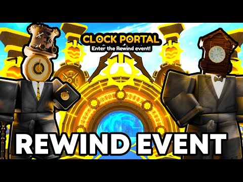 The REWIND Event Is HERE In Roblox Toilet Tower Defense..