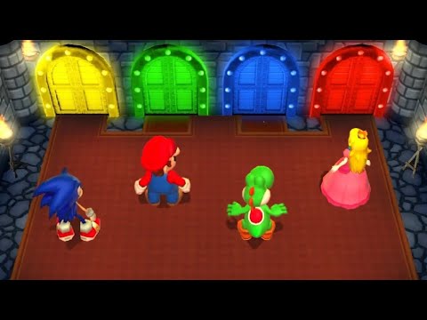 Mario Party 9 - Sonic the Hedgehog vs All Lucky Minigames