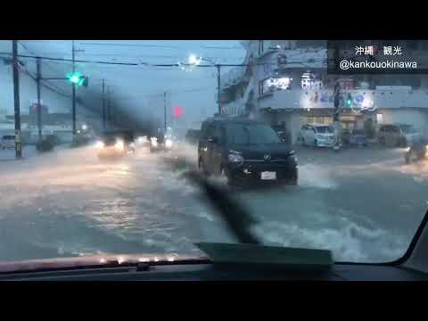 沖縄 台風8号接近　8月24日