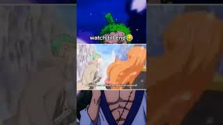 Zoro and sanji funniest moment😂 | one piece | #animeshorts #animeedit #trending #animefunnymoment