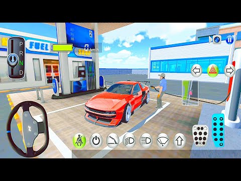 3D Car Driving Simulator - 3D car vs Bullet Train Statin #-28 - 3D car Android Gameplay