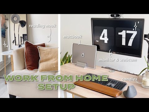 Work From Home Desk Tour | Software Developer | Minimal