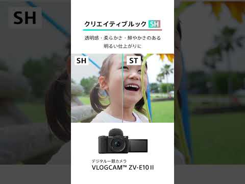 α：VLOGCAM ZV-E10 II 機能紹介：クリエイティブルック【ソニー公式】