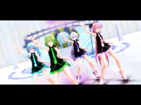 【MMD】aespa - "Next Level"【Tda GUMI×Miku×Haku×Luka】