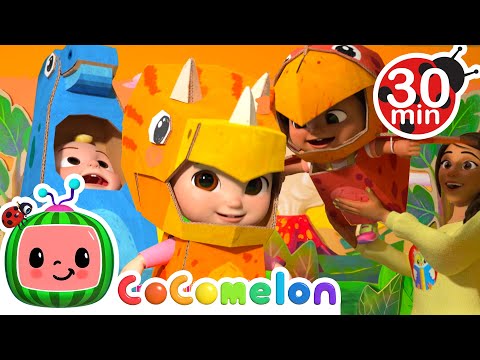 Dinosaur Song with Nina and JJ | Cocomelon Nursery Rhymes for Kids