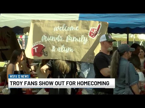 Troy fans show out to tailgate Homecoming game