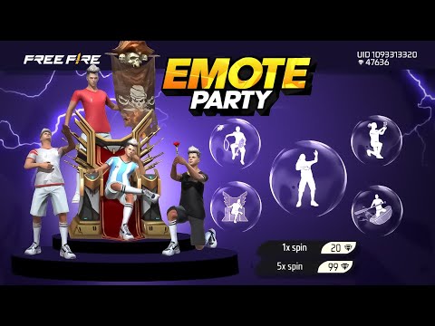 Next Emote Party Event Confrim Free Fire🤯🔥|New Emote Party Event Bangladesh server | FF New Event