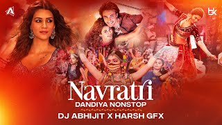 Dandiya Nonstop Mashup 2024 | DJ Abhijit | Harsh GFX | Best Of Dandiya Garba Songs | Navratri 2024