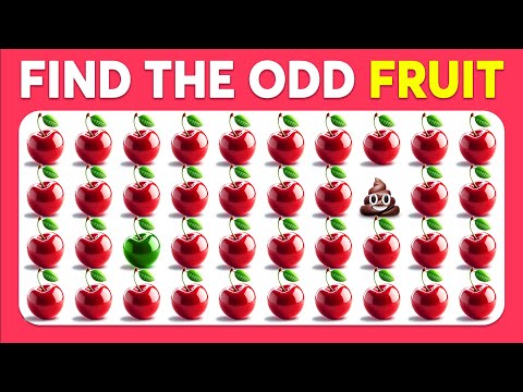 Find the ODD One Out - Fruit Edition 🥝🍓 Monkey Quiz