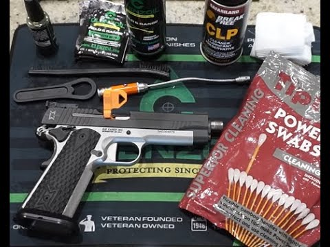 How to clean the Sig Sauer 1911 Max Michel 9mm pistol