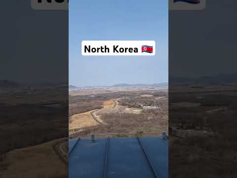 A View of NORTH KOREA from the South DMZ #shorts #dmz #northkorea