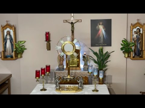 LIVE Eucharistic Adoration - Sisters of Divine Mercy