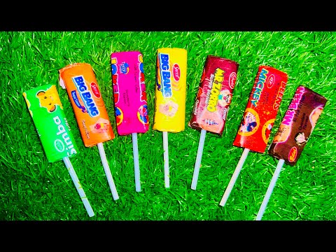 Some popular Candies in the World | New Milk Bottle | mini Cooking | Ice Cream Pop It | Asmr