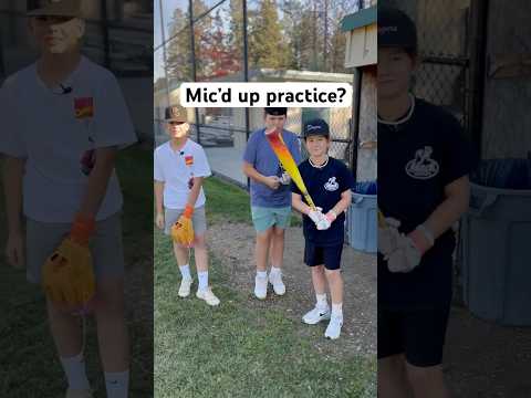 Mic’d up baseball practice with some guests. #mlb #baseball #baseballszn #baseballlife #sports