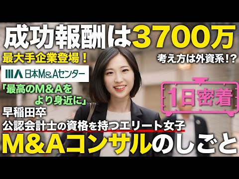 【1日密着】早稲田卒！日本M&Aセンターで働くエリート女性コンサルの1日