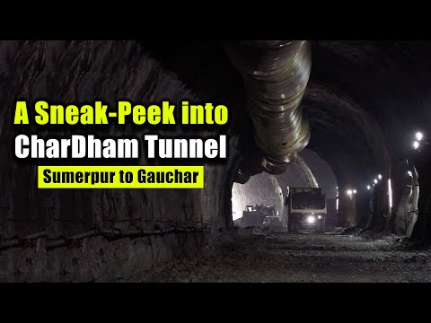 Journey Through the 8th Segment of Chardham Rail Tunnel | Megha Engineering