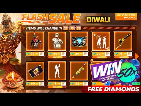 Diwali Event Flash Sale 2024🔥🤯| Diwali Wish Event Date | Free Fire New Event | Ff New Event