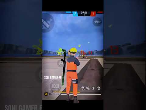 Free Fire X Naruto Collaboration Gameplay #freefirexnaruto #sgff #freefireshorts #trending