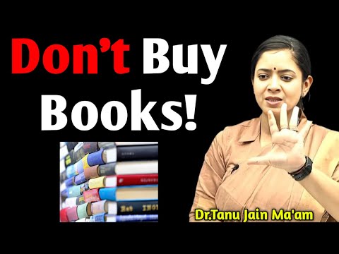 Don't Waste Money on Books! | Dr.Tanu Jain Ma'am @Tathastuics