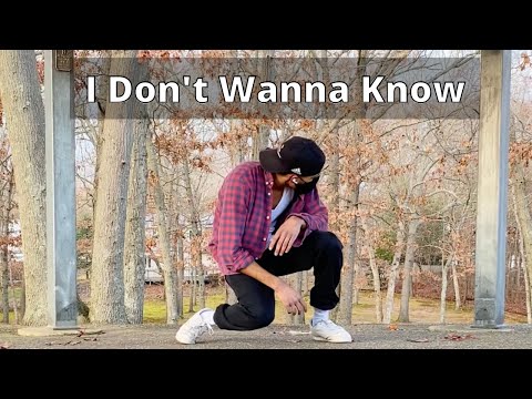 I DON'T WANNA KNOW | MARIO WINANS - Choreography by Varun