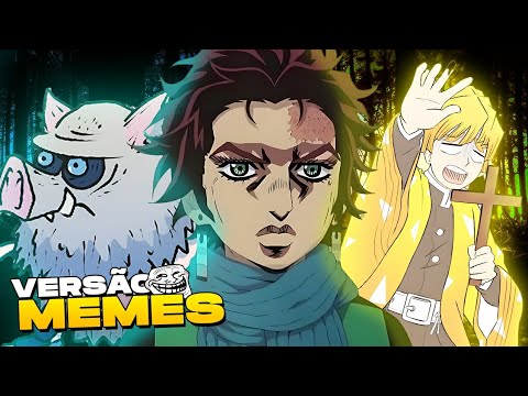 Tanjiro, Zenitsu e Inosuke (Kimetsu no Yaiba) | M4rkim - VERSÃO MEMES