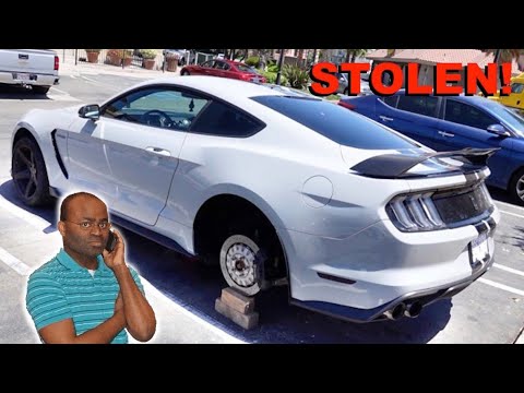 Mustang GT350 Wheel gets STOLEN (PRANK GONE WRONG)