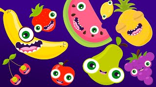 FRUITS Song for Babies to Learn & Laugh 🍓🍌 | Sensory Music Video Animation by Neroni Kids