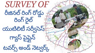 Survey of Regional Ring Road Village Markings, Ring Rail, Utility Services, Gas Pipeline and Towers