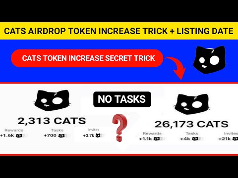 Cats AirDrop Listing Update || Cats Token Listing Update || Cats Token Withdraw Update || Cats Token