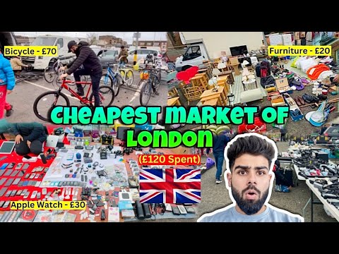 Cheapest street market in UK🇬🇧| Cheapest market to shop for International Student in UK