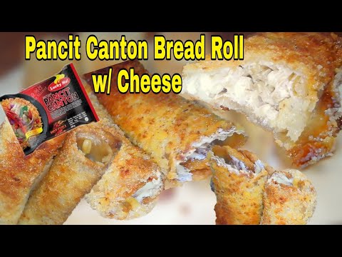 Lucky Me Pancit Canton with Cheese Bread Roll | How to make Bread Roll