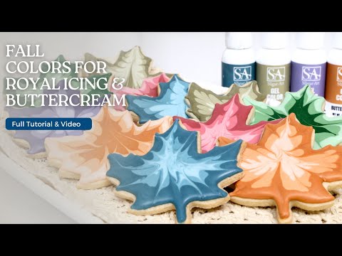 Fall Colors For Royal Icing (& buttercream)!