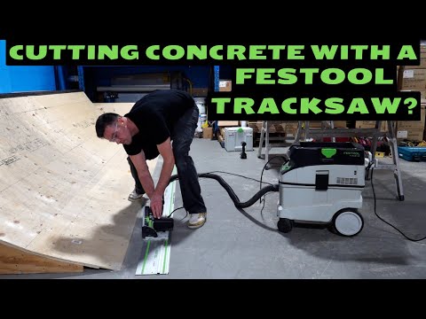 Am I crazy to use my Festool Track-Saw for Cutting Concrete?